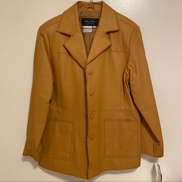 Real Leather Unisex Jacket/Blazer + Purse - Picture 2 of 7